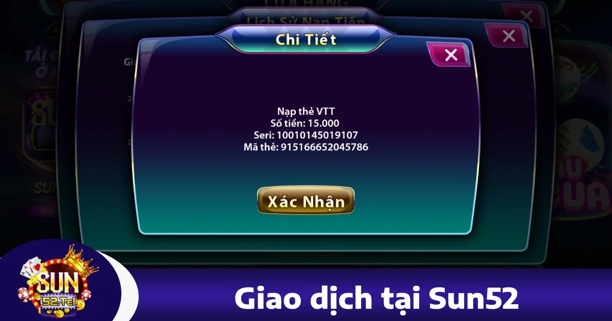 Giao Dịch Tại sun52 – Đơn Giản, An Toàn, Nhanh Chóng